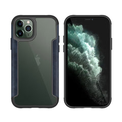 Armor Heavy Duty Protection Phone Cases For iPhone 11 11 Pro 11 Pro Max Solid Color PU Leather Bumper Frame Back Cover Conque