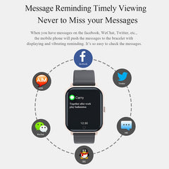 Smart Watch Men Watch Women Blood Pressure Waterproof Fitness Watch Heart Rate Monitor Sport Smartwatch For Android ios Phone