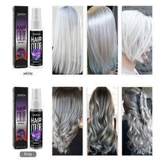 Sevich 5 Color Hair Color Spray Instant Hair Color Styling Product One-time Hair Dry Color Fashion Beauty Makeup 30ml TSLM2