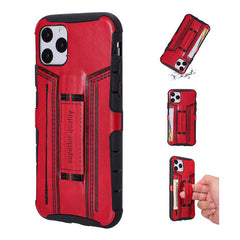 PU Leather Finger Ring Armor Phone Cases For iPhone 11 11 Pro Max XR XS Max X 8 7 6 6S Plus Soft Silicone Shockproof Back Cover