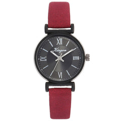Casual Style Women Simple Dial Wrist Watch Leather Business Designer Ladies Clock Fashion Dress Gfit Montre Femme@50