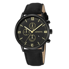 Fashion Mens Watches Top Brand Business Sport Quartz Wrist Watch Luxury Leather Belt Clock Simple Wristwatch Relogio Masculino@5