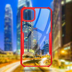 Transparent Bumper Shockproof Phone Case For iPhone 11 Pro Max XR XS Max X 8 7 6 6S Plus Solid Color Frame Hard Back Cover