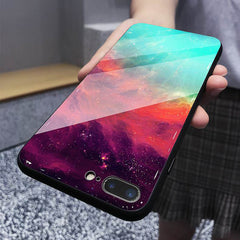 Phone Case on For iPhone 6 6S Plus 7 8 Plus Coque Tempered Glass Soft Silicone Shockproof Cover Case For iPhone X XR XS MAX