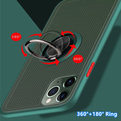 Ring Armor Case For Apple iPhone 11 Pro Max XR Xs Max 8 7 6 6s Plus X Transparent Magnetic Anti Shock Impact Case For iPhone 11