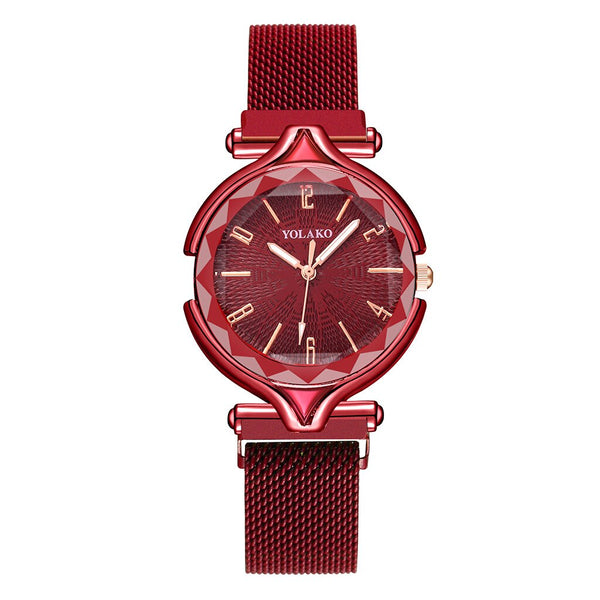 Women Watches Luxury Magnetic Strap Female Clock Quartz Wristwatch Fashion Ladies Wrist Watch Rose Gold Zegarki Damskie*M
