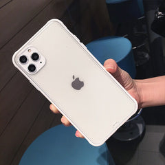 Matte Transparent Silicone Phone Case For iPhone 11 Pro Max X XS XR XS Max 8 7 6 6S Plus Hard Clear protection Back Cover Capa
