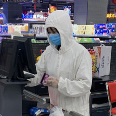 Virus Protection Suit Disposable Protective Clothing Antibacterial Anti-Viruses Chemical Protective Dust-proof Virus Protection