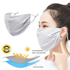 Fashion Cute Earloop Summer Face Mask Ice Silk Cotton Recycling Sunscreen Dustproof Haze Proof Mouth Mask