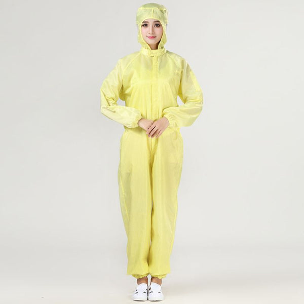 Disposable Protective Suit Full Body Anti Virus Anti-static Dustproof WorkSuit Labor Hospital Safety Clothing Coveralls With Cap