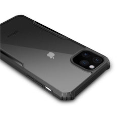 Transparent Bumper Shockproof Phone Case For iPhone 11 Pro Max XR XS Max X 8 7 6 6S Plus Solid Color Frame Hard Back Cover