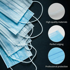 5PCS Disposable Protective Mask 3 Layers Dustproof Facial Protective Cover Masks anti PM2.5 Face Mouth Safety Masks
