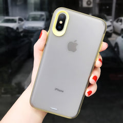 Anti-knock Armor Case For iPhone 11 Pro Max X XS Max XR Matte Transparent Case Back Cover For iPhone 7 8 Plus Silicone Cases