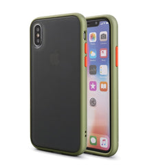 Silicone Frame Phone Case For iPhone 11 XR XS Max X 8 7 6 6S Plus Matte Transparent Protection Back Cover For iPhone 11Pro Max