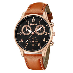 Fashion  Casual Military Sport Leather Quartz Analog Men's Wrist Watch Men Watches Clock Relogio Masculino Montre Homme
