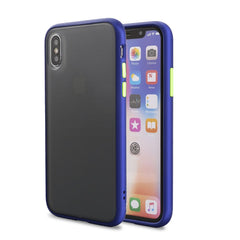 Silicone Frame Phone Case For iPhone 11 XR XS Max X 8 7 6 6S Plus Matte Transparent Protection Back Cover For iPhone 11Pro Max