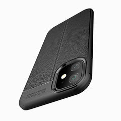 PU Leather Phone Case For iPhone 11 11 Pro Max Back Cover Luxury Silicon Bumper Phone Case on For iPhone 11 Pro Fundas Cases