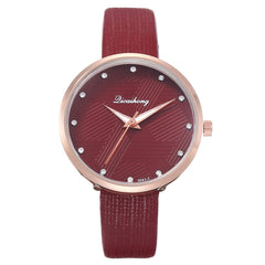 Women's Watch Fashion Diamond Dial Stainless Steel Simple Ladies Watches Quartz Wristwatches Clock Leather Relogio Feminino@50