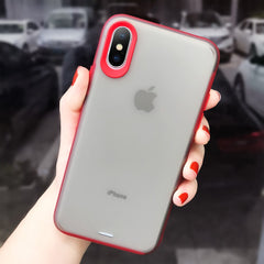 Anti-knock Armor Case For iPhone 11 Pro Max X XS Max XR Matte Transparent Case Back Cover For iPhone 7 8 Plus Silicone Cases
