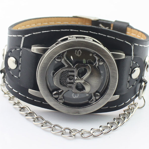 Relogio Masculino Men's Watch Personality Hollow Clamshell Creative Watch Men's Watch Fashion Men's Clock Erkek Kol Saati