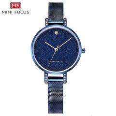 MINI FOCUS Rose Gold Watch Women Stainless Steel Womens Watches Top Brand Luxury Womans Watch Ladies Wrist Watches For Women