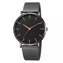 Luxury Watch Woman Mesh Ultra-thin Stainless Steel Quartz Wrist Watch Male Clock Free Shipping 2019 Belt ultra-thin Minimalist*X