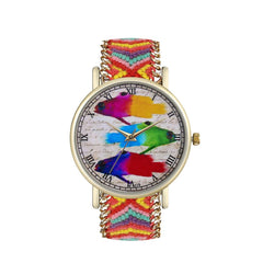 Creative Women Watches Multicolour Fish Dial Ladies Quartz Wristwatch Multicolor Strap Fashion Clock Gift Relojes Para Mujer@50