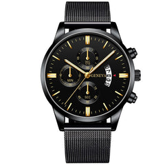 Relogio Masculino 2020 Fashion Mens Business Watches Luxury Men Stainless Steel Mesh Band Analog Calendar Quartz Watch