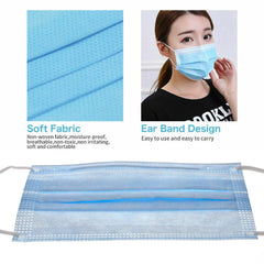 5PCS Disposable Protective Mask 3 Layers Dustproof Facial Protective Cover Masks anti PM2.5 Face Mouth Safety Masks