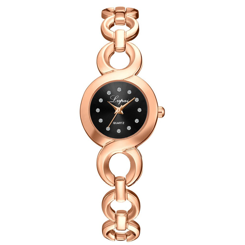 Luxury Women Watches Rhinestone Dot Dial Ladies Casual Quartz Wristwatch Hollow Bracelet Strap Clock Gift Relojes Para Mujer@50