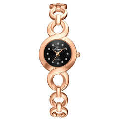 Luxury Women Watches Rhinestone Dot Dial Ladies Casual Quartz Wristwatch Hollow Bracelet Strap Clock Gift Relojes Para Mujer@50