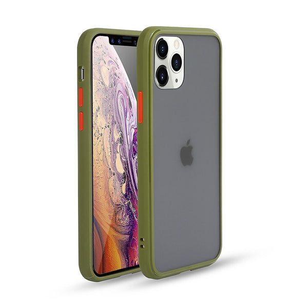 Fashion Silicon Frame Phone Case For iPhone 11Pro Max XR X XS Max 8 7 6 6S Plus Shockproof Transparent Back Cover For iPhone 11