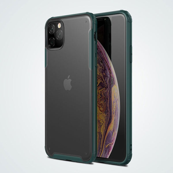 Shockproof Armor Case For Apple iPhone 11Pro Max X XS Max XR 7 8 6 6s Plus TPU Silicone Protective lens Transparent Back Cover