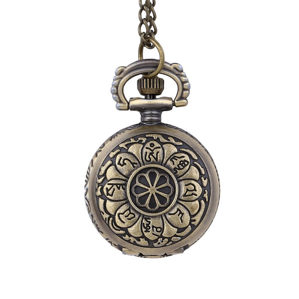 New Arrival Retro Oracle Bronze Quartz Pocket Watches Vintage Couple  Watches Fashion Clock Christmas Birthday Gift@50