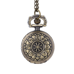 New Arrival Retro Oracle Bronze Quartz Pocket Watches Vintage Couple  Watches Fashion Clock Christmas Birthday Gift@50
