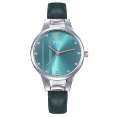 Hot Sale Women Watches Rhinestone Dot Dial Ladies Quartz Wristwatch Design Leather Strap Clock Dress Gift Zegarki Damskie@50