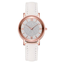 Women Watches Luxury Starry Sky Band Rhinestones Quartz Wristwatch Ladies Leather Belt Clock Female Diamond Gift Reloj Mujer@50
