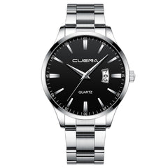 Business Men Watch Analog Quartz Sport Watch Mens Watches Alloy Case Synthetic Stainless Steel Top Brand Luxury Masculino Reloj