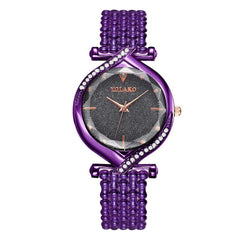 Women's Watches Designer Starry Sky Quartz Ladies Watches Rhinestone Watch Women Luxury Wristwatches NEW Relojes Para Mujer@50