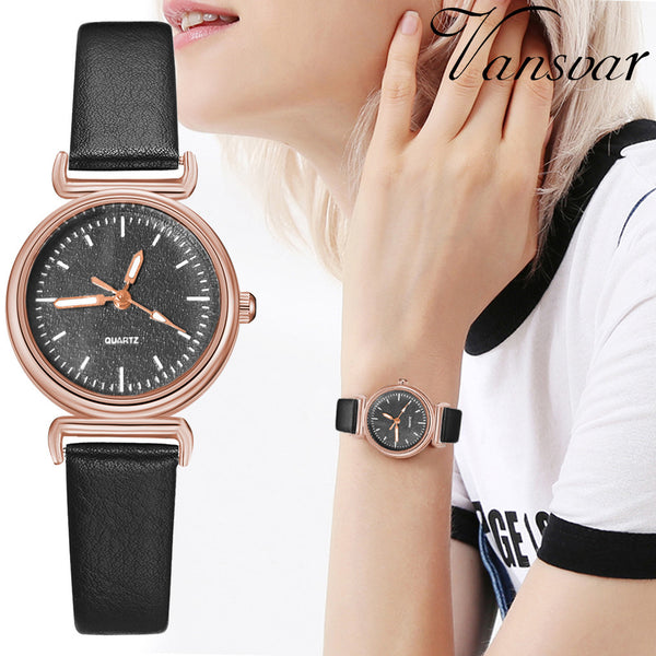 High Quality Women Watches Scale Dial Ladies Analog Quartz Wristwatch Design Leather Strap Fashion Clock Dress Gift Reloj Mujer5