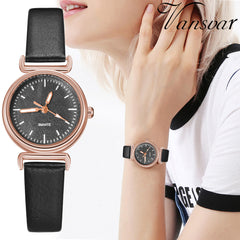 High Quality Women Watches Scale Dial Ladies Analog Quartz Wristwatch Design Leather Strap Fashion Clock Dress Gift Reloj Mujer5