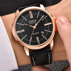 Luxury Sport Male Clock Relogio Masculino Men's Watch Leather Strap Wristwatch Erkek Kol Saati Reloj Hombre Men Watches