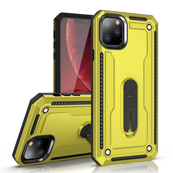 Luxury 360 Full Protect Texture Rotation bracket  Phone Case for iPhone 11 Pro XS MAX XR X 6 6S 7 8 Plus Hard Shockproof Cover