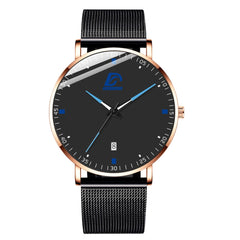 2020 Fashion Mens Business Minimalist Watches Luxury Ultra Thin Stainless Steel Mesh Belt Analog Quartz Watch relogio masculino