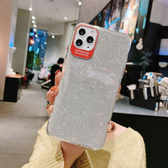 Camera Protection Phone Case For iPhone 11 Pro Max XR XS Max X XS 8 7 6 6S Plus Shining Glitter Soft Edge Shockproof Back Cover