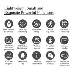 MKS5 Smart Watch Waterproof Fitness Sport Watch Heart Rate Tracker Call/Message Reminder Bluetooth Smartwatch For Android iOS