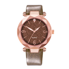 Women Watches Romantic Starry Sky Wristwatch Leather Scale Designer Ladies Clock Simple Dress Gfit A Watch 2020 Montre Femme@50