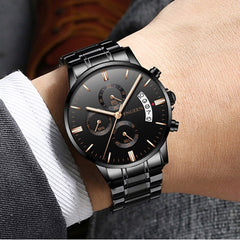 Top Brand reloj Fashion Men's Watch Mens Watches Luxury Male Clock Business Wrist Watch Men Auto Date Hodinky Relogio Masculino