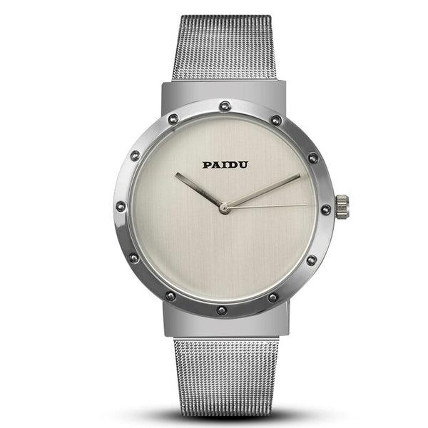 Luxury Full Steel Watches Paidu Men Watch Fashion Elegant Hombre Wristwatch Clock Quartz Reloj Male Masculine Relojes msfashion