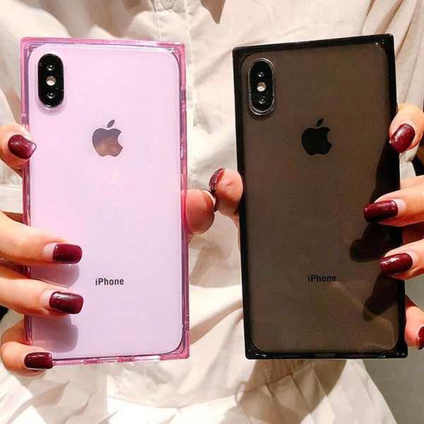 Fashion Clear Phone Case For iPhone 11 Pro X 6 6S 7 8 Pls XS Max XR Cases Silicone Tpu Soft Transparent Cover Coque For iphone X